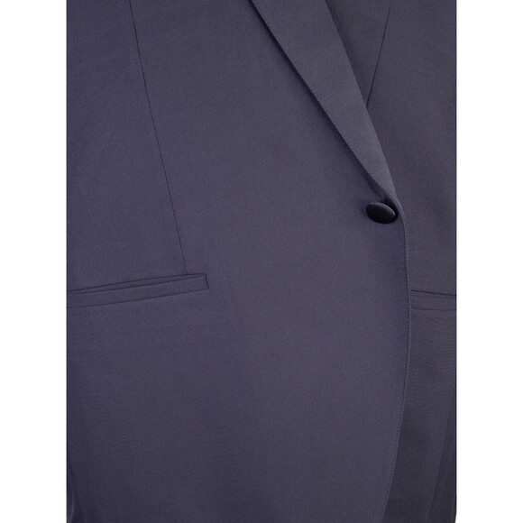 Sene Solid Gray Tuxedo Blazer Unstructured Blazer Jacket Coat Size 50XS EUC - Picture 3 of 13